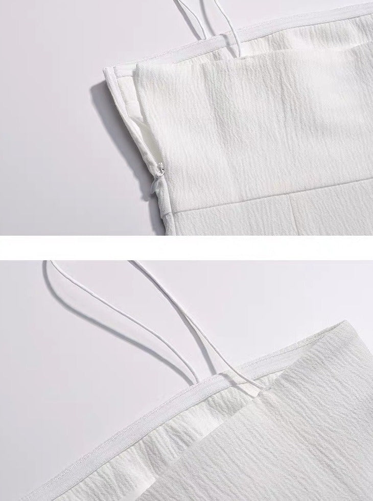 Melody White Mini Dress Clothing M•USE Fashion 