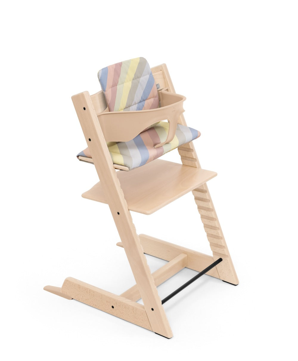 Tripp Trapp High Chair Bundle with New Cushion - Beech