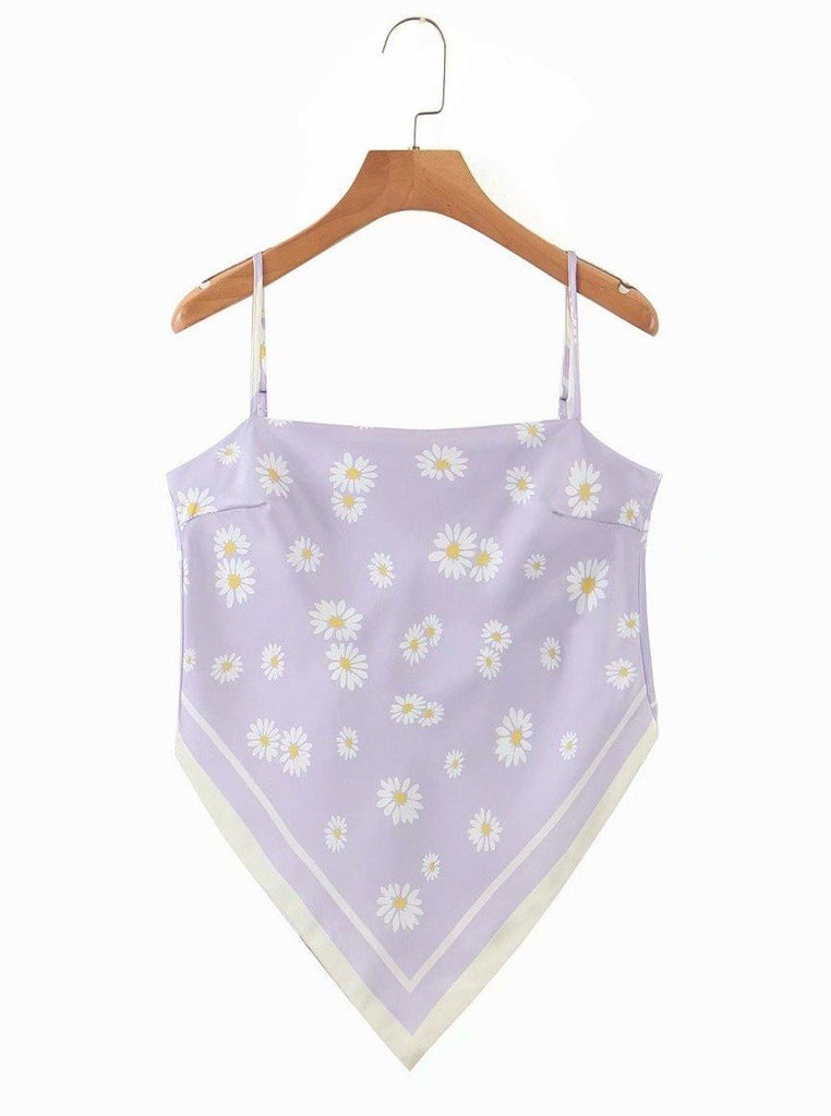 Barely There Bandana Top Clothing M•USE Fashion S Lavender 