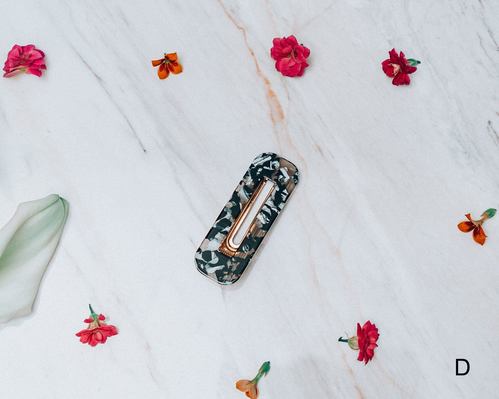 Nostalgic Acrylic Resin Hair Clip Accessories m-usefashion 